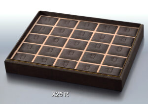 Jewelry tray for 25 Rings.