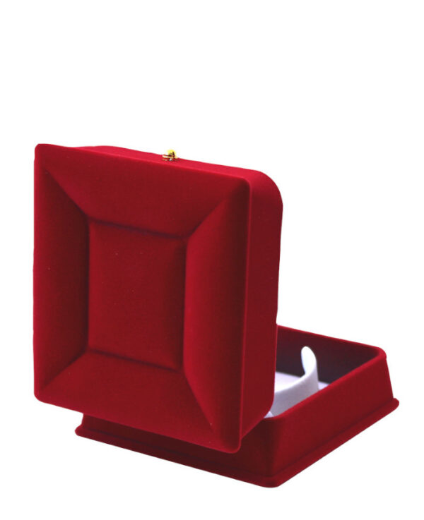 red jewelry velvet box