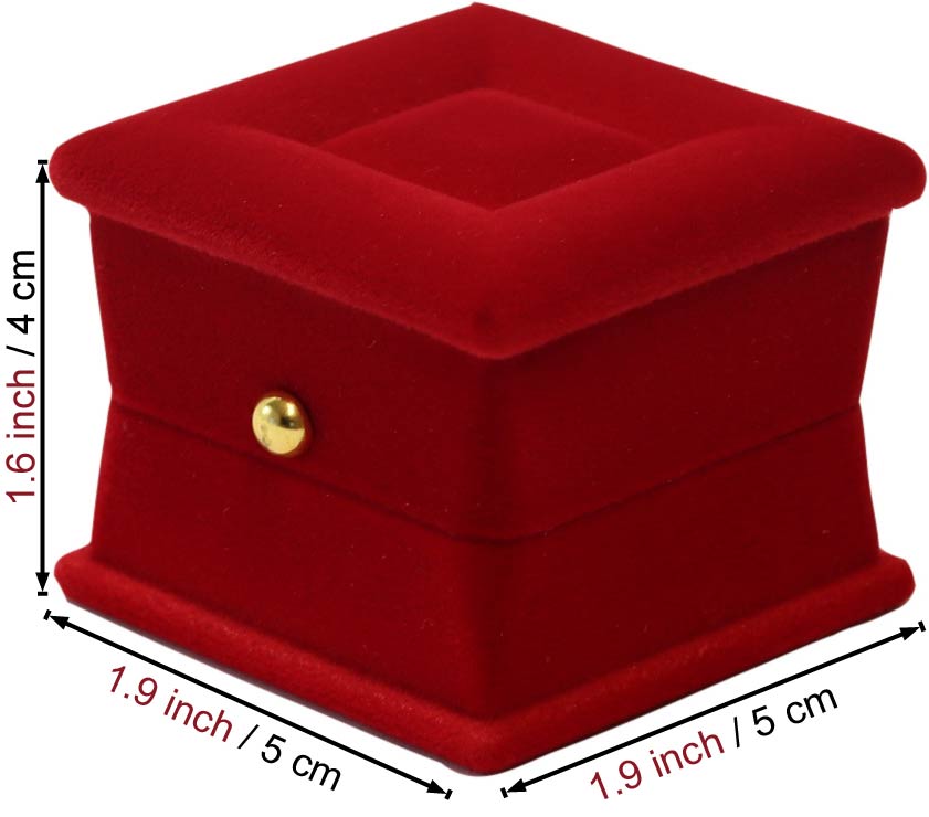 Jewelry Box Vintage Floral Top Metal Box Red Velvet Lining Ring Storage  Exceptional Gift CarmelCollectible.com Always FREE Domestic SHIPPING