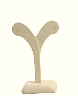 Cream Earring Jewelry Display Stand