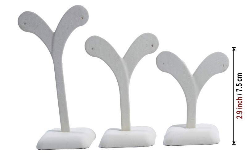 white earring display holder 2.9